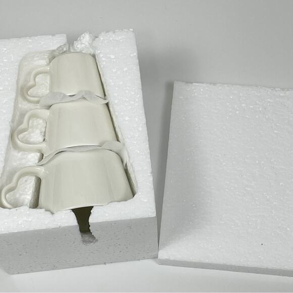 NEW 30 Watt Mountain Cups Stackable Set Tea Coffee Espresso 2 4 8 oz Ivory - Picture 5 of 8